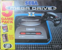 Sega Mega Drive II (Exclusive 5 Game Pack) Box Art
