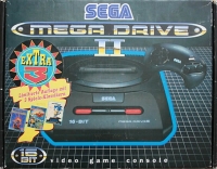 Sega Mega Drive II - Extra 3 (Mega-Lo-Mania / Global Gladiators / Sonic the Hedgehog) Box Art