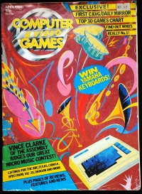 Computer & Video Games April 1984 Box Art
