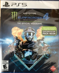 Monster Energy Supercross: The Official Videogame 4 (Customization Pack Neon) Box Art