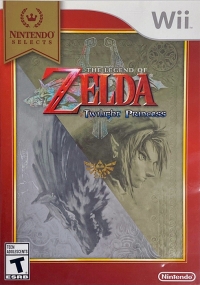 Legend of Zelda, The: Twilight Princess - Nintendo Selects (102061A) Box Art