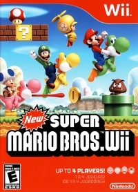 New Super Mario Bros. Wii (73076A) Box Art