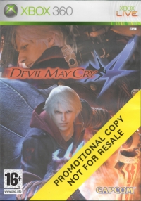 Devil May Cry 4 (Not for Resale) Box Art