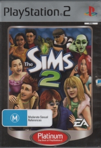 Sims 2, The - Platinum Box Art