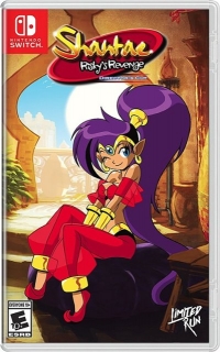 Shantae: Risky's Revenge: Director's Cut (Shantae sitting cover) Box Art