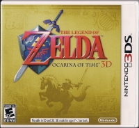 Legend of Zelda, The: Ocarina of Time 3D (Not for Resale) Box Art