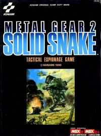 Metal Gear 2: Solid Snake Box Art