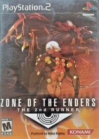Zone of the Enders: The 2nd Runner (red Konami logo) Box Art