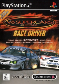 V8 Supercars: Race Driver Box Art