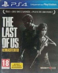 Last of Us Remastered, The (Ne peut être Vendu Séparement) Box Art