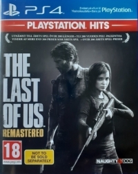 Last of Us Remastered, The - PlayStation Hits (Not to be Sold Separately) [DK][FI][NO][SE] Box Art