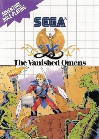 Ys: The Vanished Omens (Sega for the 90's) Box Art