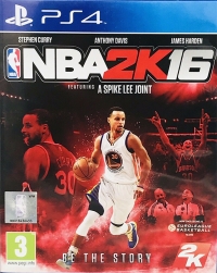 NBA 2K16 (Stephen Curry cover) Box Art