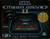 Sega Mega Drive II (Una Cassetta Gioco Inclusa / Includes 2 Control Pads) Box Art