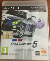 Gran Turismo 5: Academy Edition [IT] Box Art