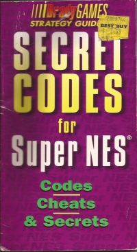 Secret Codes for Super NES Box Art