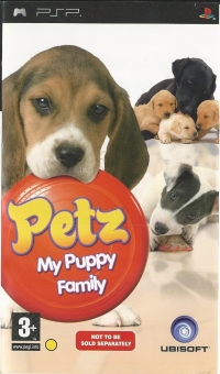Petz: My Puppy Family (Not to be Sold Separately / yellow dot) Box Art