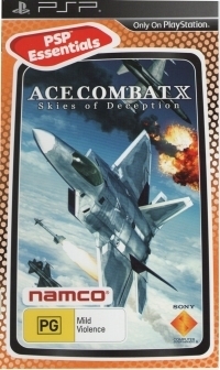 Ace Combat X: Skies of Deception - PSP Essentials Box Art