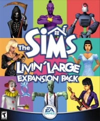 Sims, The: Livin' Large Box Art