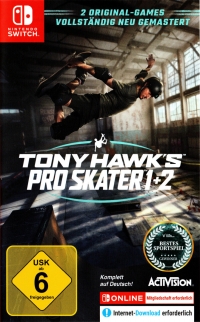 Tony Hawk's Pro Skater 1 + 2 [DE] Box Art
