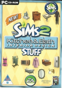 Sims 2, The: Kitchen & Bath Interior Design Stuff [ZA] Box Art