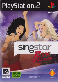 SingStar Rock Ballads (Not to be Sold Separately) Box Art