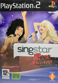 SingStar Rock Ballads (Prohibida la Venta por Separado) Box Art