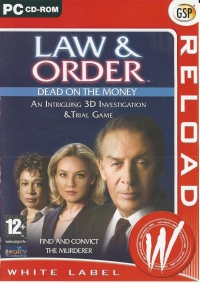 Law & Order: Dead on the Money - White Label Box Art