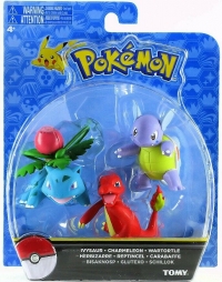 TOMY Pokemon 3 Figure Set - Ivysaur, Charmeleon & Wartortle Box Art