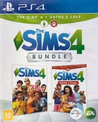 Sims 4, The + Gatos e Cães Box Art