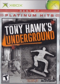 Tony Hawk's Underground - Best of Platinum Hits Box Art