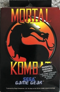 Mortal Kombat (Parental Guidance Advised) Box Art