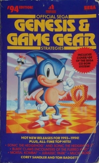 Official Sega Genesis & Game Gear Strategies - '94 Edition! Box Art