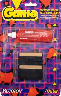 Recoton Game Cleaning Kit for Sega Game Gear Box Art