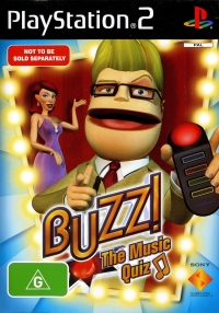 Buzz! The Music Quiz (Not to be Sold Separately) Box Art