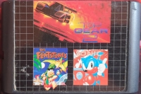 Top Gear 2 / The Flintstones / Sonic the Hedgehog Box Art