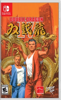 Double Dragon IV (orange cover) Box Art