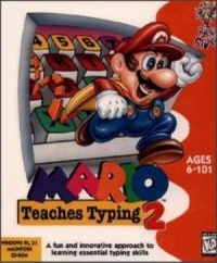 Mario Teaches Typing 2 Box Art