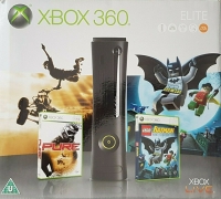 Microsoft Xbox 360 Elite 120GB - Pure / Lego Batman: The Videogame Box Art