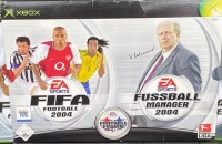 Football Fusion: FIFA Football 2004 / Fussball Manager 2004 Box Art