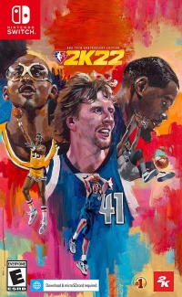 NBA 2K22 - NBA 75th Anniversary Edition Box Art
