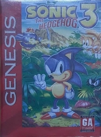 Sonic the Hedgehog 3 Box Art