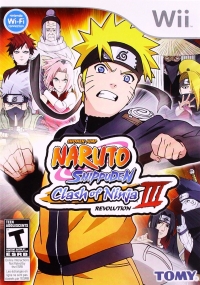 Naruto Shippuden: Clash of Ninja Revolution III Box Art