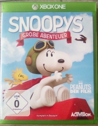 Peanuts der Film, Die: Snoopys Grosse Abenteuer Box Art