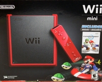 Nintendo Wii Mini - Mario Kart Wii (white ESRB rating) Box Art