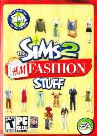 Sims 2, The: H&M Fashion Stuff (100 Million) Box Art