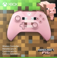Microsoft Wireless Controller 1708 - Minecraft (Pig) [NA] Box Art