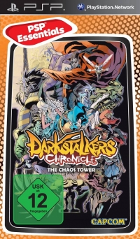 Darkstalkers Chronicle: The Chaos Tower - PSP Essentials Box Art