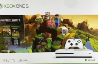 Microsoft Xbox One S 1TB - Minecraft (X21-82078-01) Box Art