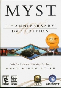 Myst 10th Anniversary DVD Edition Box Art